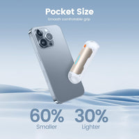 XTao 2-pack pocket size portable hand warmer in white color. Comfortable grip design. Lighter and smaller than mobile.