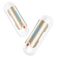 XTao 2-pack rechargeable hand warmer in white color, for outdoor activities, sports, warming up, and hot compressing. 2-pack, portable and convenient