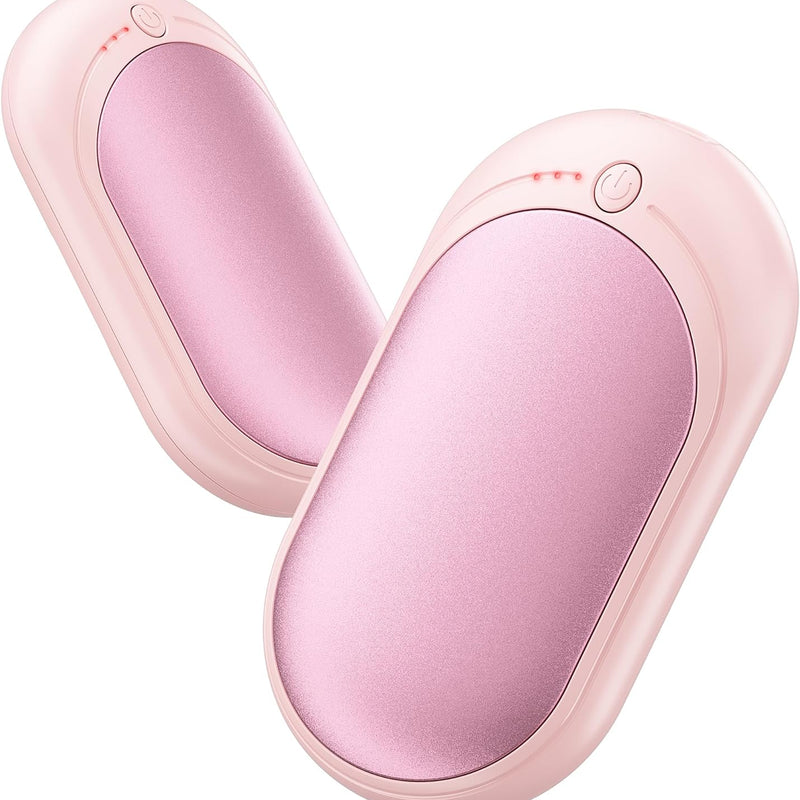 XTao 2-in-1 rechargeable had warmer in light pink color. For warming up and hot compressing. Rechargeable, sustainable, and portable.